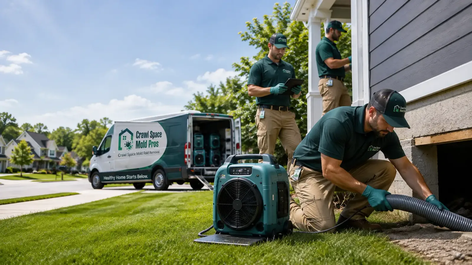 Crawl Space Mold Removal in Belgrade, ME
